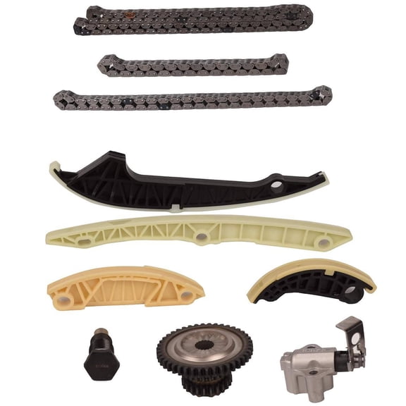 11-Piece Timing Chain with Tensioners and Guides for Engine Repair