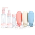 thumbnail image 1 of NATPLUS TSA Approved 7.05 oz Flip Top Refillable Travel Bottles, Multicolor, 11 Pack, 1 of 6