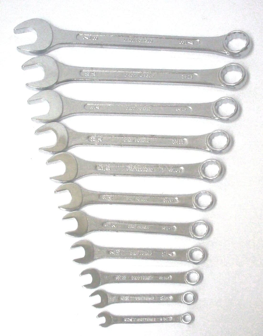 11 Pieces Mechanics Shop Handy Man Tools SAE Combination Wrench Set