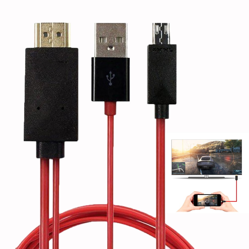 Cable MHL de Micro USB 11 Pin Pines a HDTV TV Adaptador Convertidor pa –  OcioDual