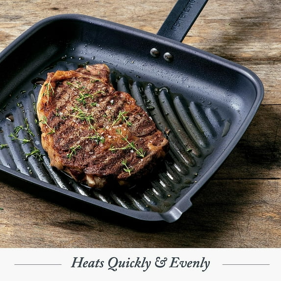 11" Pre-Seasoned Carbon Steel Square Grill Pan