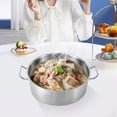thumbnail image 1 of 11 Qt Stock Pot Stainless Steel Large Kitchen Soup Cookware with  Lid, 1 of 12