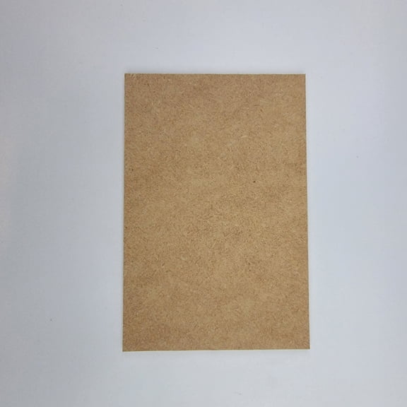 11" Rectangle, Unfinished MDF Art Shape by Wooden Craft Cutouts, 1-8 Thickness