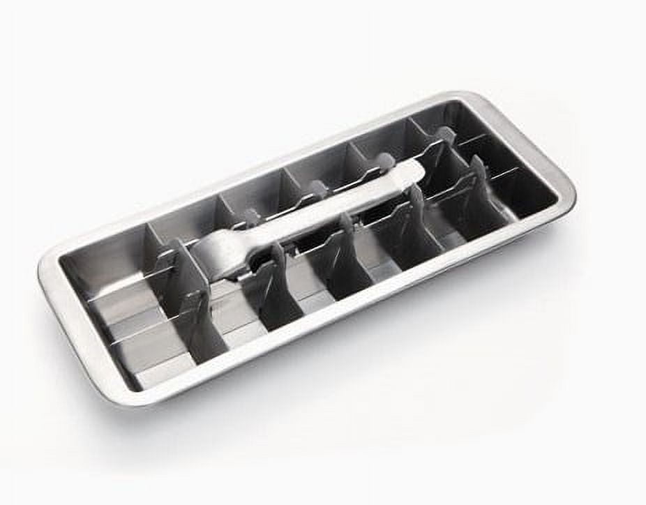 11 | Retro Design for Bars & Kitchens | Levers Remove Cubes | Vintage  Inspired Ice Cube Tray, Heavy Duty Stainless Steel | Dishwasher Safe