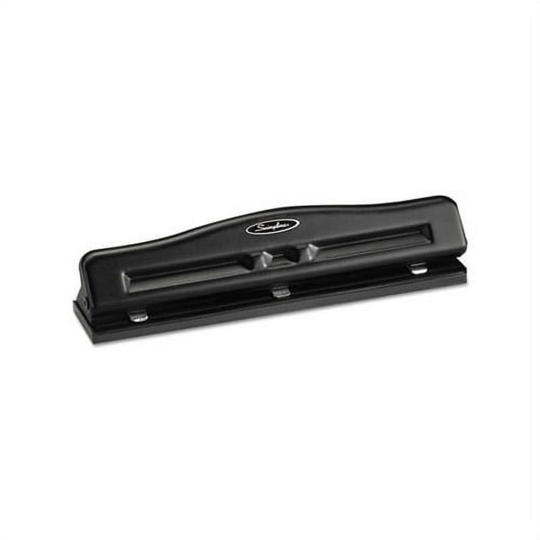 Mind Reader Adjustable Hole Puncher with Ruler Arm, Black (25-Sheet  Capacity) 3HPUNCH-BLK - The Home Depot