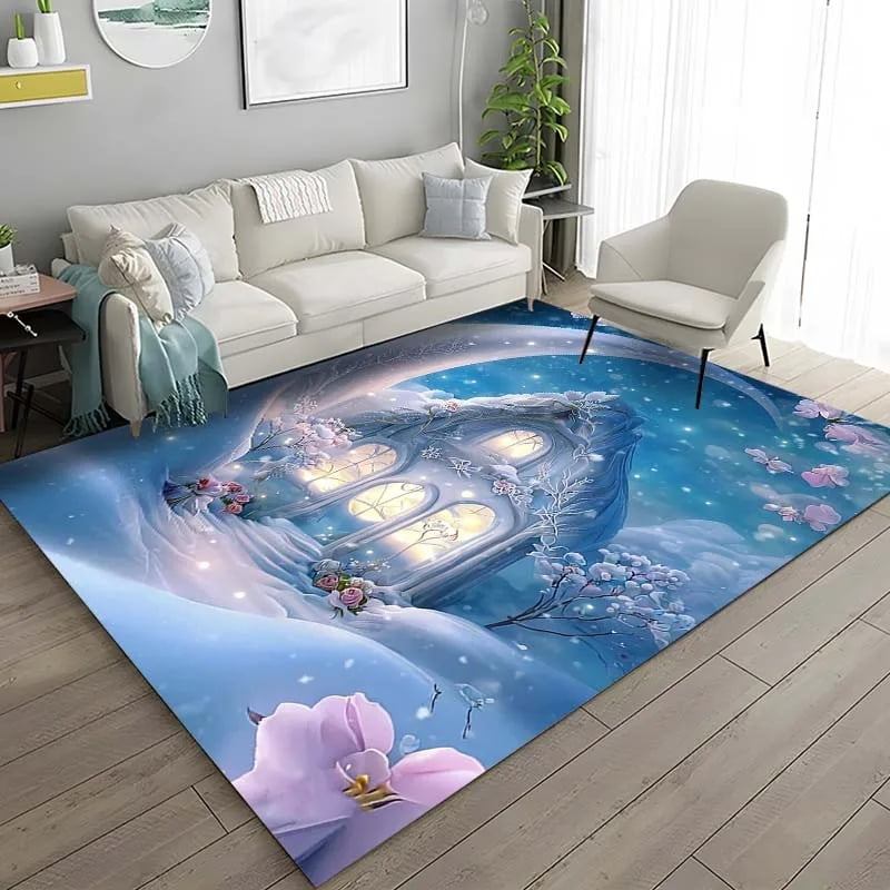 11 Size Fairy Tale House Pattern Rug Fantasy Mysterious House Carpet ...