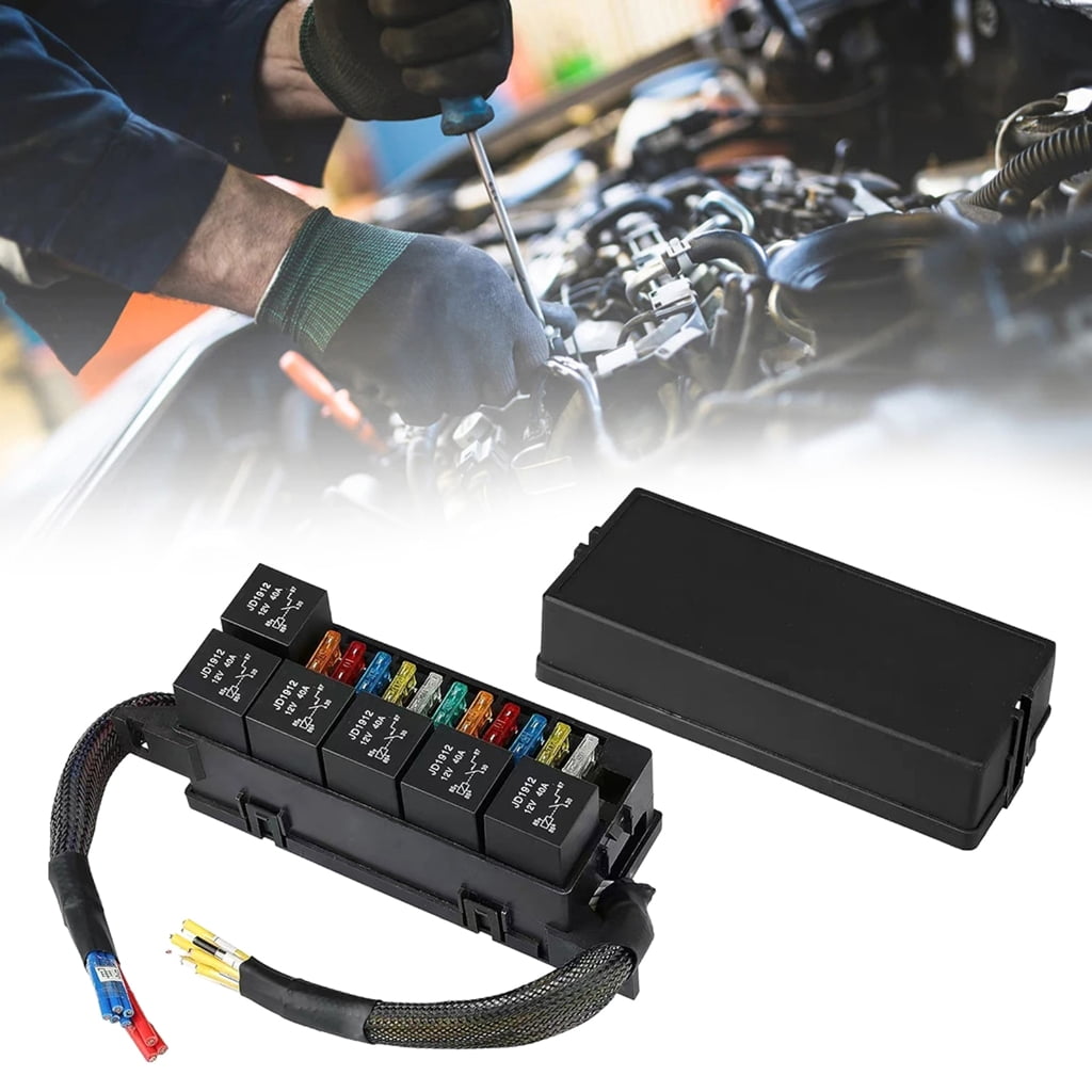 Advanced Fuse Module System 11 Slot Fuses Panel Supporting Holder 12V 24V Systems For Automotive ...