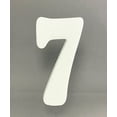thumbnail image 1 of 11" Smooth EPS Foam Letters Alphabet Numbers for Crafts Party Signs Walls Party Decor Made in USA (Number"7" - 1 PC), 1 of 1