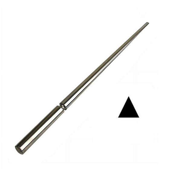 11" Steel Triangular Bezel Mandrel Jewelry Making Wire Craft Tool - FORM-0051