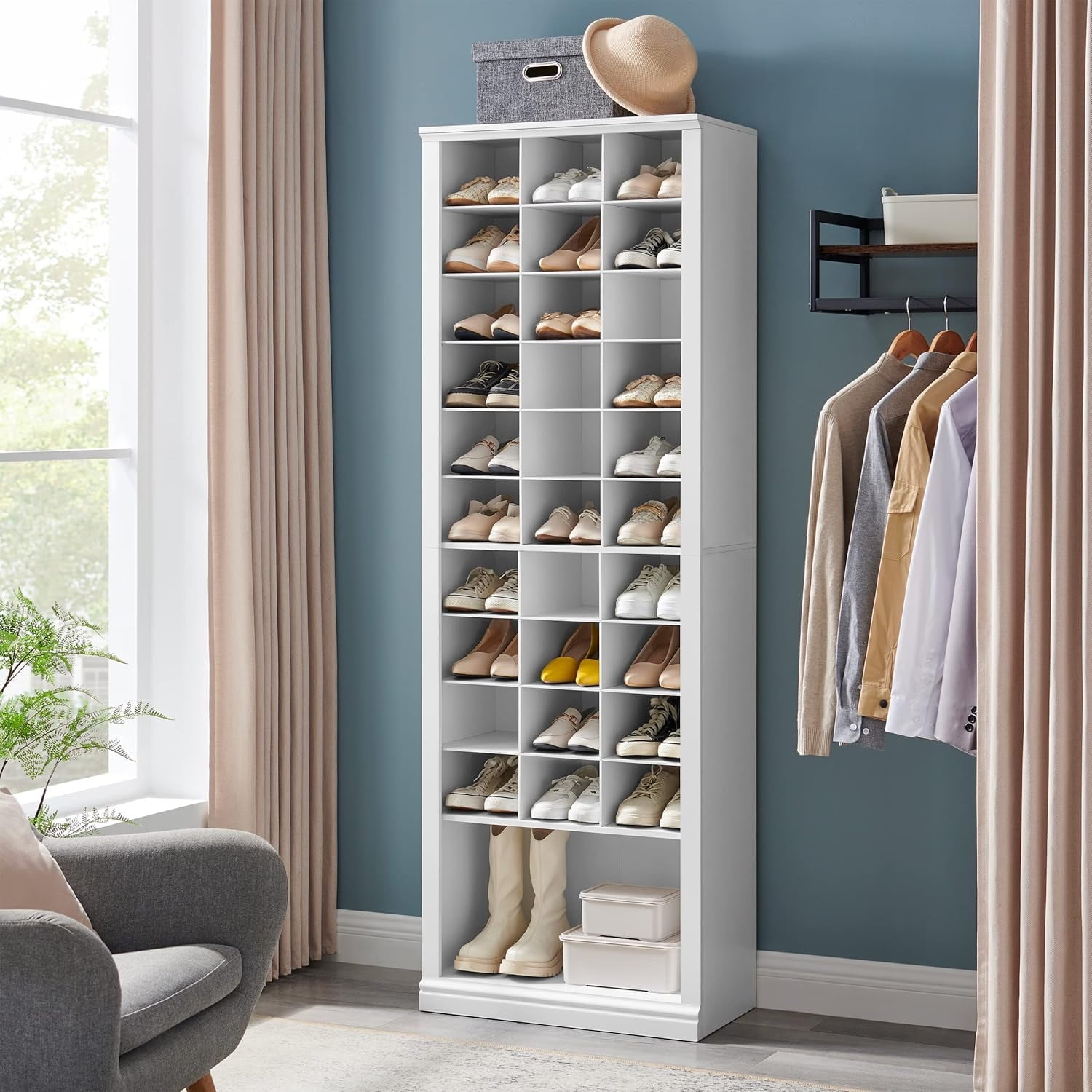 11Tier Shoe Storage Free Standing Closet Organizers and