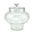 thumbnail image 1 of Northlight 11" Transparent Finial Glass Dish with Lid - Clear, 1 of 5