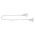 thumbnail image 1 of 11" White Wood Garland with Soft Tassel, 1 of 2