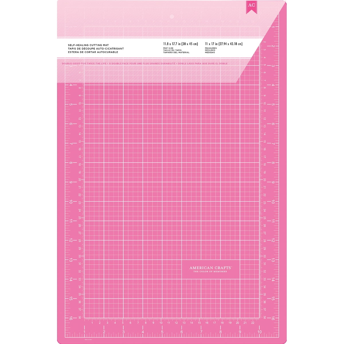 Cricut Rose Craft Mat 18x24 - PVC, Portable, Self-Healing - For Fabric,  Paper, Vinyl - Indoor Use - Commercial/Residential - Pink - Double-Sided  Design in the Crafting Machines & Accessories department at