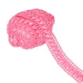thumbnail image 1 of 11 Yard Braid Trim, 0.7" Wide Braid Lace Ribbon Gimp Trim Strap for DIY Craft Sewing Accessories Costume Home Decoration, Fluorescent Pink, 1 of 7