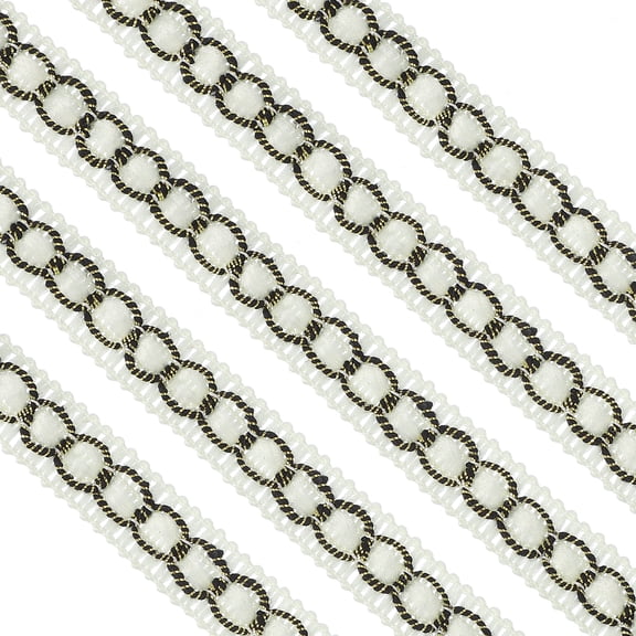 11 Yard Braid Trim, 0.7" Wide Braid Lace Ribbon Gimp Trim Strap for DIY Craft Sewing Accessories Costume Home Decorations, Beige