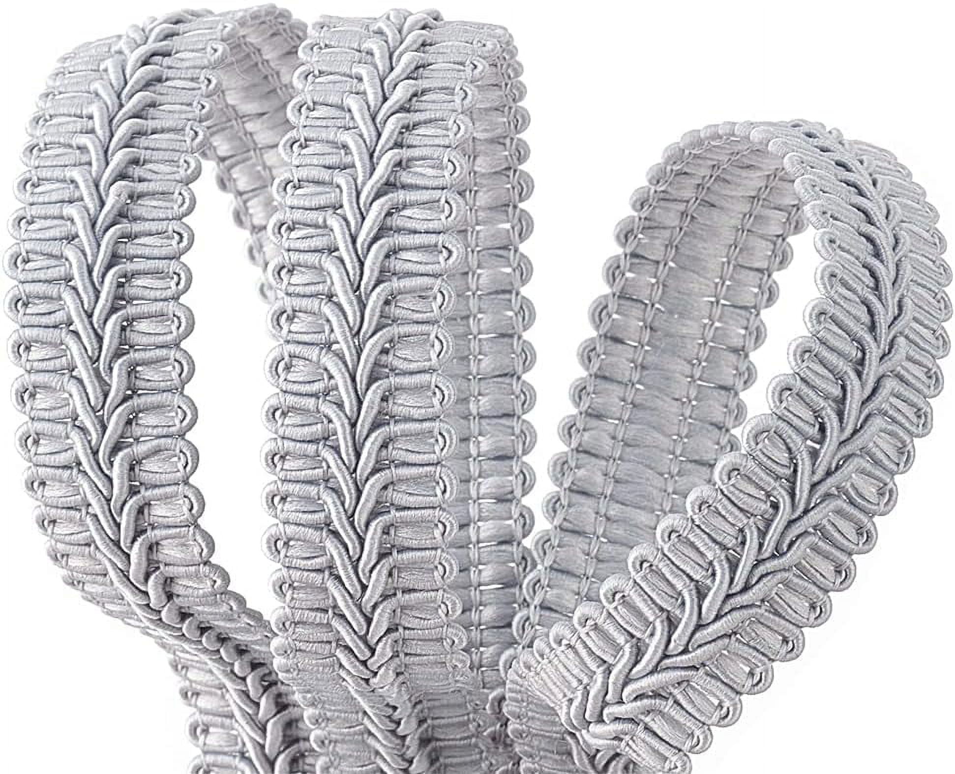 11 Yards 5 8 Gray Braid Trim Polyester Woven Braid Trim Centipede