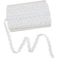 thumbnail image 1 of 11 Yards S Shaped White Gimp Braid Trim Woven Braid Trim 0.4inch Decorative Gimp Trim Ribbon Lace Scroll Braid Trim for Costume Bag DIY Crafts Sewing Curtain Lampshades Home Decor, 1 of 9