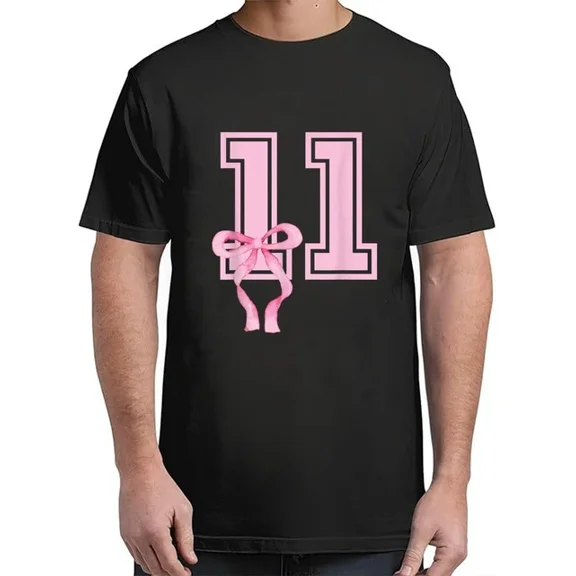 11 Year Old Birthday Girl Coquette Bow Aesthetic Unisex S-5Xl T-Shirt Style