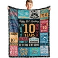 thumbnail image 1 of 11 Year Old Boy Gift, Best Birthday Gifts for 11 Year Old Boy, 11 Year Old Boy Birthday Gifts, Boys Age 11 Gifts Ideas, 11 Yr Old Gifts for Boys, 11th Birthday Decoration for Boy Blanket 60"X 50", 1 of 5