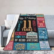11 Old Gift, Best Birthday Gifts for 11 Old , 11 Old Birthday Gifts, 11 Gifts Ideas, 11 Old Gifts for , 11th Birthday Decoration for Blanket 60x50
