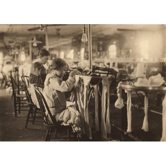 11 Year Old Nannie Coleson Made 3 Dollars A Week As A Looper In The Crescent Hosiery Mill. She Had Only Finished The Fifth Grade Before She Started Working In The Mill. November 1914 Photo By Lewis