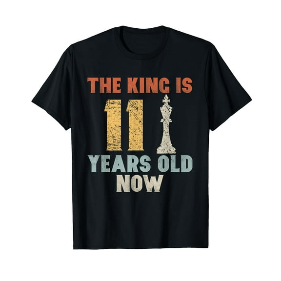 11 Years Old Birthday Chess Player 11th Birthday Boys Chess T-Shirt