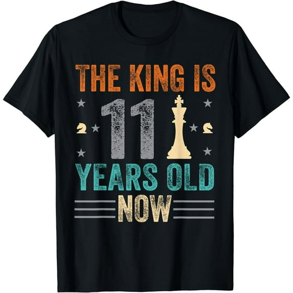 11 Years Old Birthday Chess Player 11th Birthday Boys Chess T-Shirt