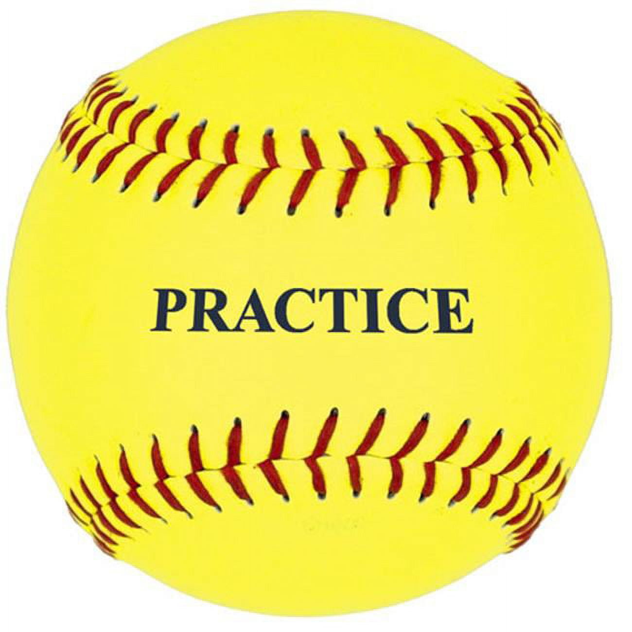 Yellow Sports Practice Softballs, 12-inch Official Size And Weight  Softball, Unmarked & Leather Covered Training Ball For Games,  Practice1pcyellow
