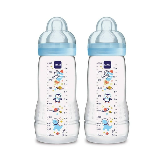 11 fl oz Easy Active Baby Bottle - Boy - 2pk