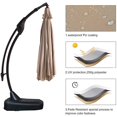 thumbnail image 1 of 11 ft. / 12 ft. Deluxe Aluminium Patio Cantilever Umbrella, Umbrella Base Included Champagne 11' x 11', 1 of 5