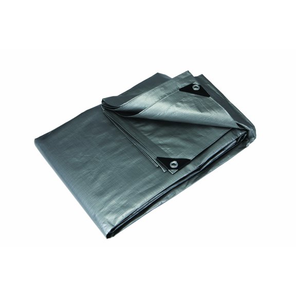 11 ft. 4 in. x 18 ft. 6 in. silver/heavy duty reflective all purpose/weather resistant tarp