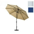 thumbnail image 1 of 11 ft. Aluminum Market Umbrella Collar Tilt Double Vents - Matted White - Pacifica - Sapphire, 1 of 1