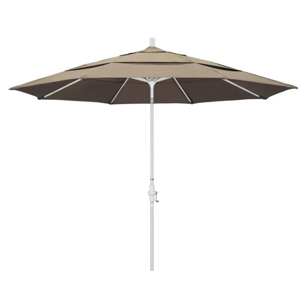 costway 15 ft patio umbrella 15 Feet Double-Sided Patio Umbrella with 48 LED Lights