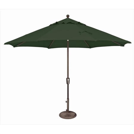 11 ft. Catalina Octagon Push Button Tilt Market Umbrella Forest Green price history and forecast - GAN EDEN GA2650455