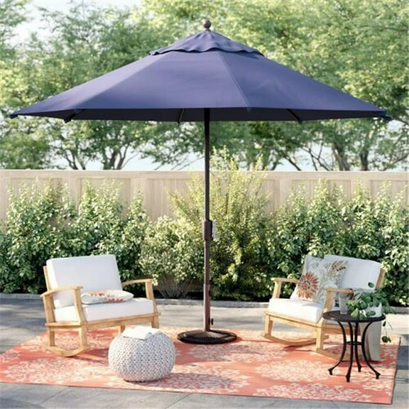 11 ft. Catalina Octagon Push Button Umbrella - Sky Blue