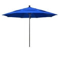 thumbnail image 1 of 11 ft. Fiberglass Double Vent Market Umbrella - Bronze - Sunbrella Pacific Blue, 1 of 7