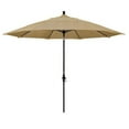 thumbnail image 1 of 11 ft. Fiberglass Market Umbrella Collar Tilt DV Bronze-Sunbrella-Sesame Linen, 1 of 1