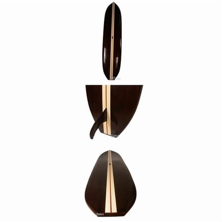 11 ft. Paddle Board with 1 Fin, Dark Painted Cedarwood