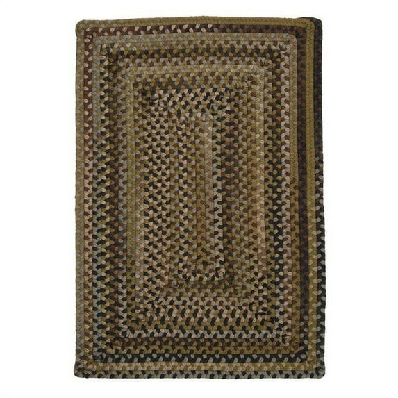 11 ft. Ridgevale Square Wool Area Rug - Grecian Green