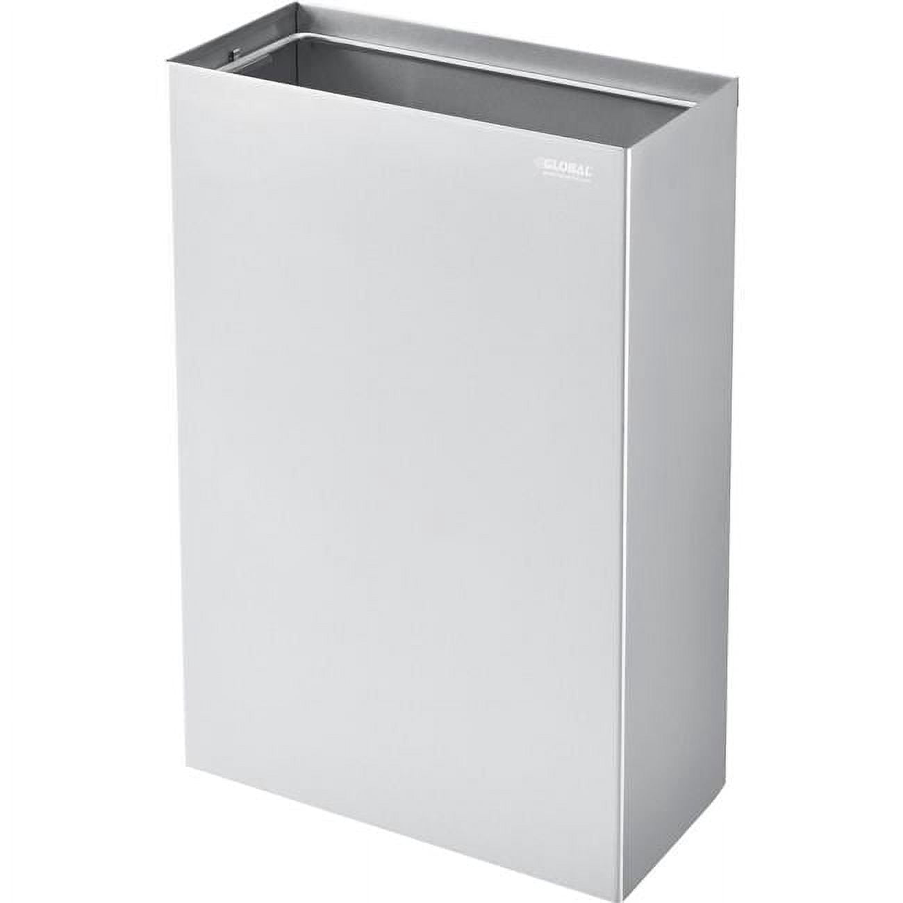 11 gal Stainless Steel Wall Mount Trash Can - Walmart.com