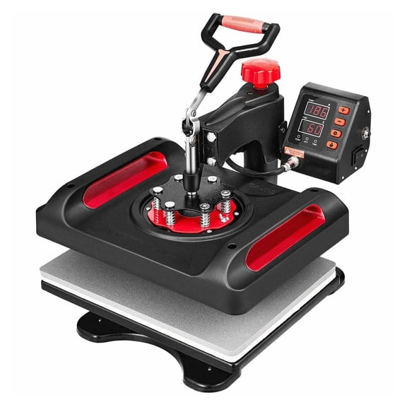 11 in 1 Heat Press Machine, 12x15 Inch Clamshell Sublimation Printer, Swing Away, for T-Shirts, Mugs, Caps, Shoes & More