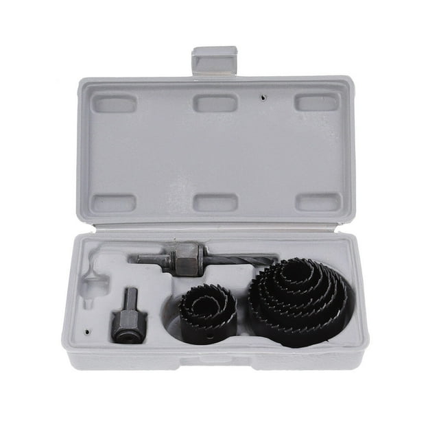 11 in 1 Hole Saws Drill Bits Hole Punchers Wood Working Tool Set for
