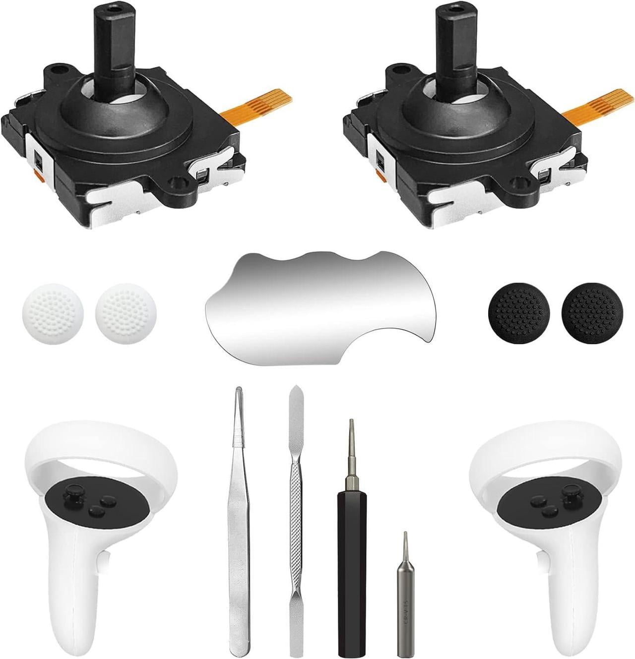 Werleo 11 in 1 Joystick Replacement Kit, Silicone Thumb Caps