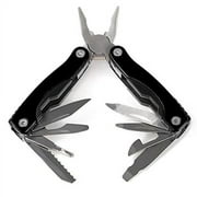 11-in-1 Pocket 3 Multitool, Folding Utility with Carry Pouch, Black