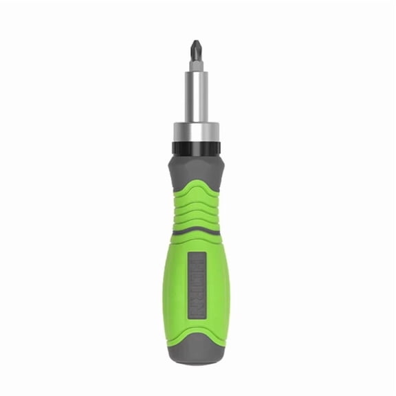 11 in 1 Ratchet Screwdriver Hidden Screwdriver Head Multi Angle Corner Capable Multifunctional Screwdriver Tool Green