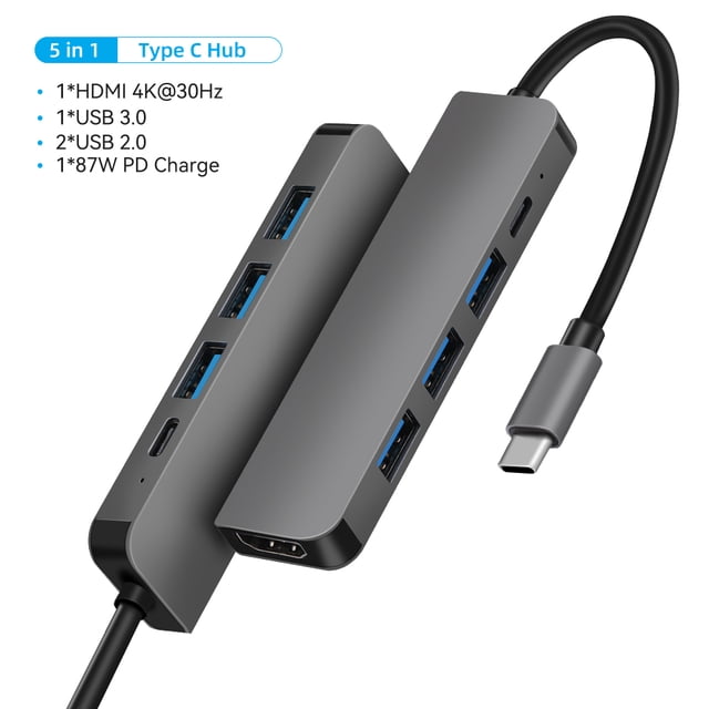 11 in 1 USB C 3.0 HUB Type C Laptop Adapter to 4K VGA