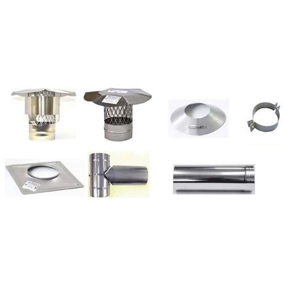 11 in. Armor Flex 304L Stainless Steel Rigid Storm Collar