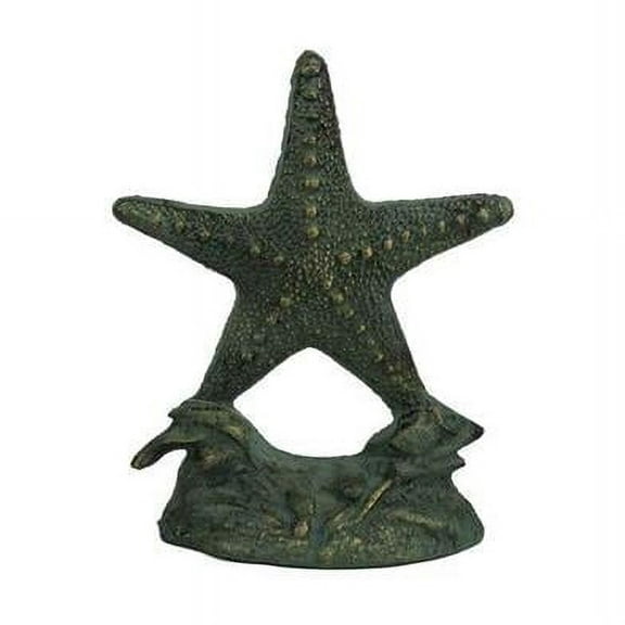 11 in. Cast Iron Starfish Door Stopper - Antique Bronze