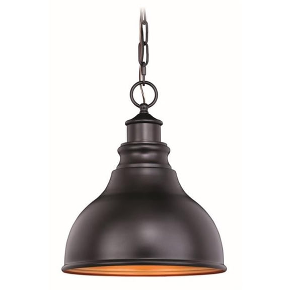 11 in. Delano Pendant, Oil Burnished Bronze