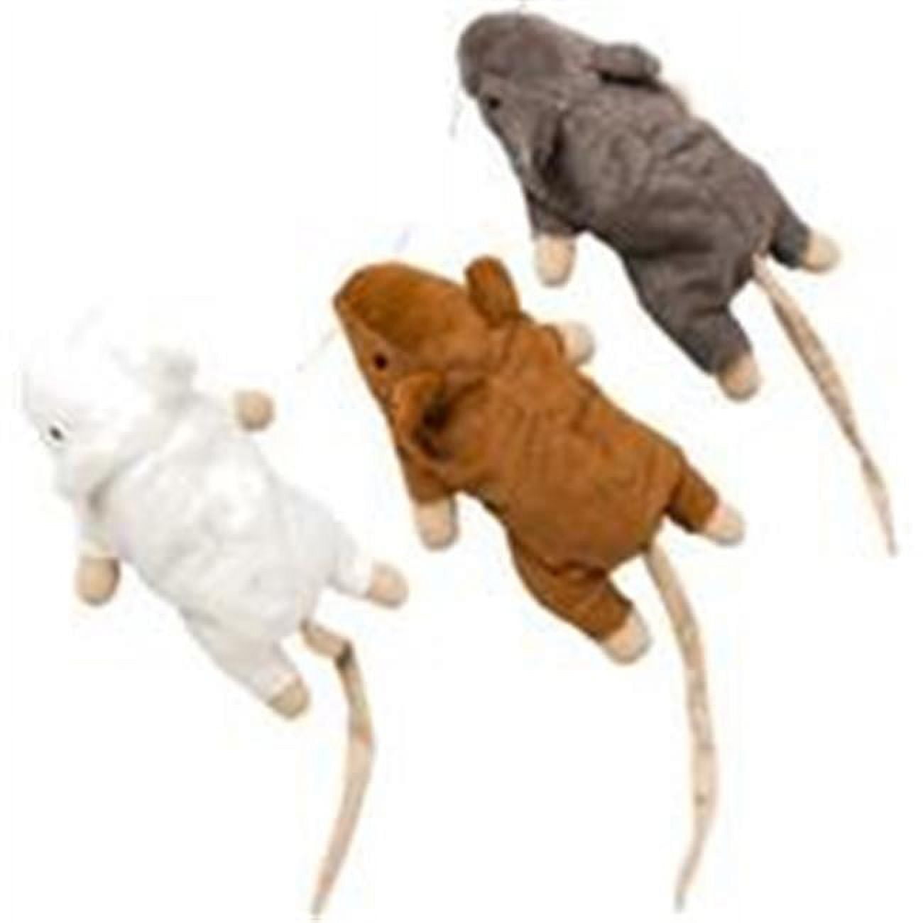 11 in. Giant Mouse with Catnip Cat Toy